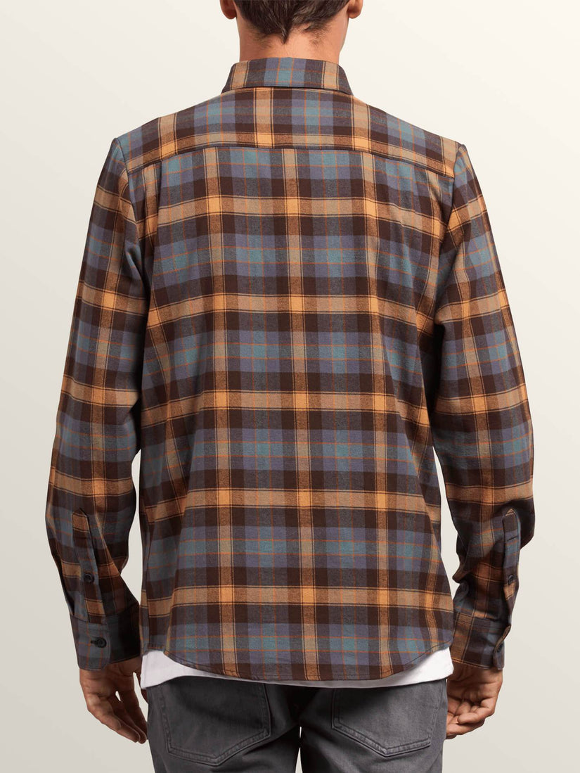 Caden Plaid Shirt - Espresso