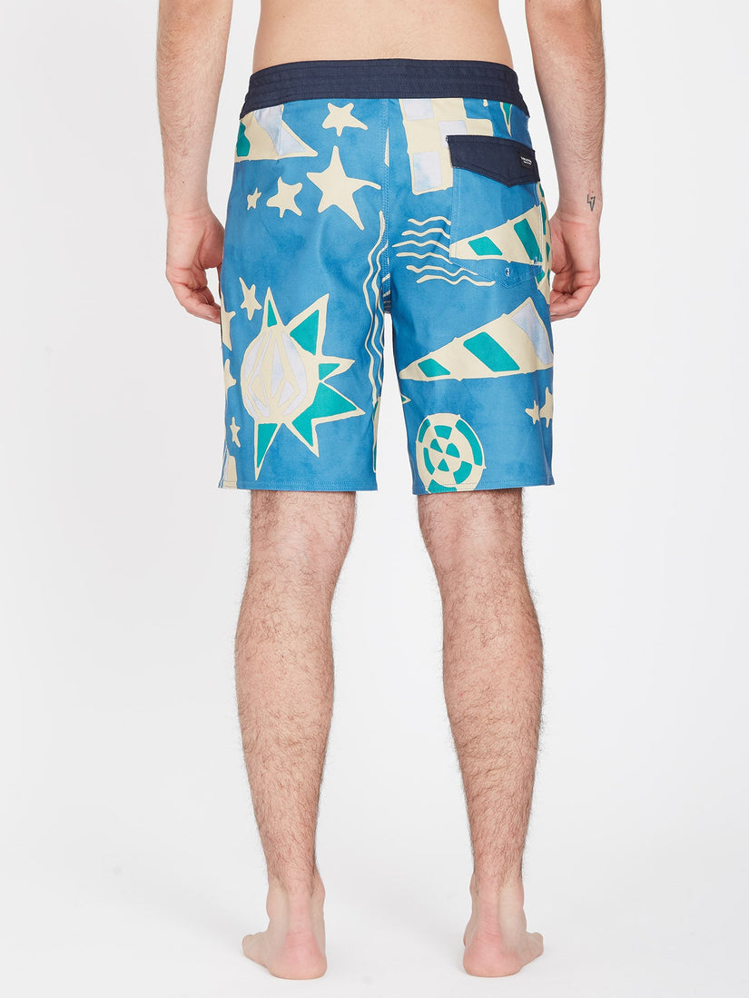 Geo Stoney 19" Boardshort - AGED INDIGO (A0812308_AIN) [B]