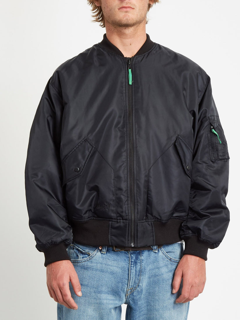 GREENFUZZ JACKET (A1732050_BLK) [F]
