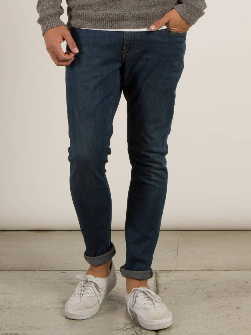 2X4 Tapered Jeans - Dust Bowl Indigo