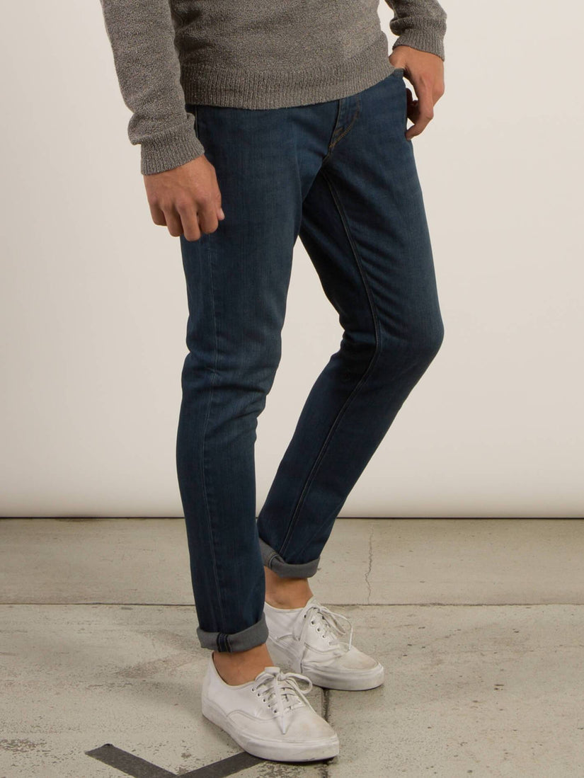 2X4 Tapered Jeans - Dust Bowl Indigo