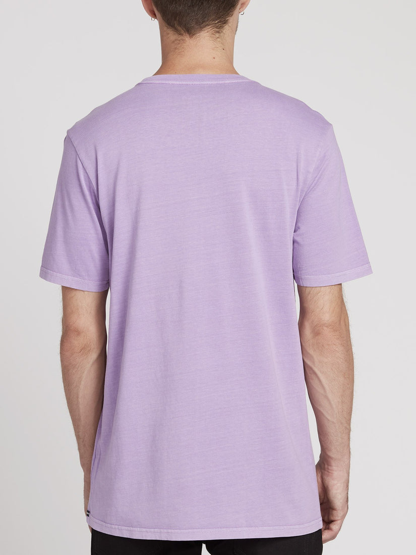 Solid Stone Emb T-shirt - Lavender (A5211906_LAV) [B]