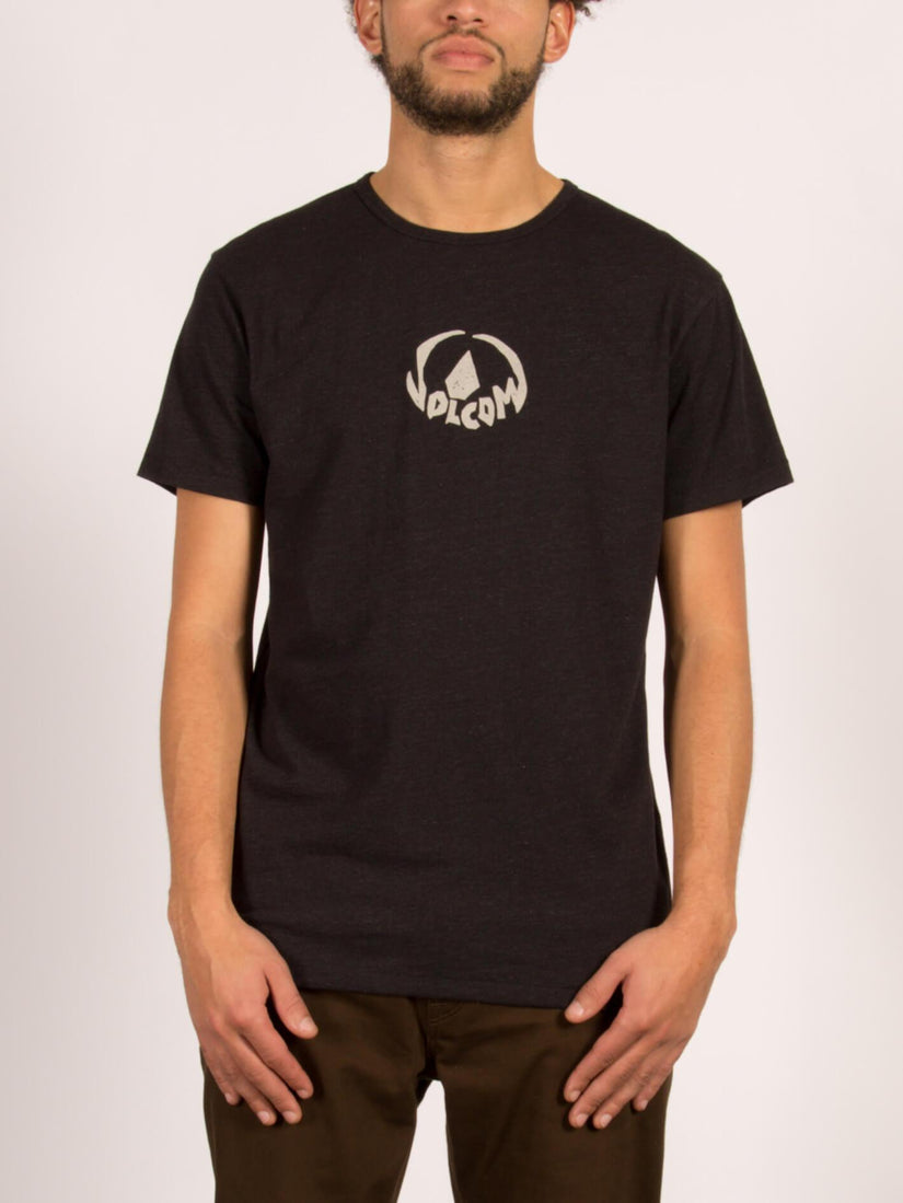 DARK STONE BLD SS HEATHER BLACK