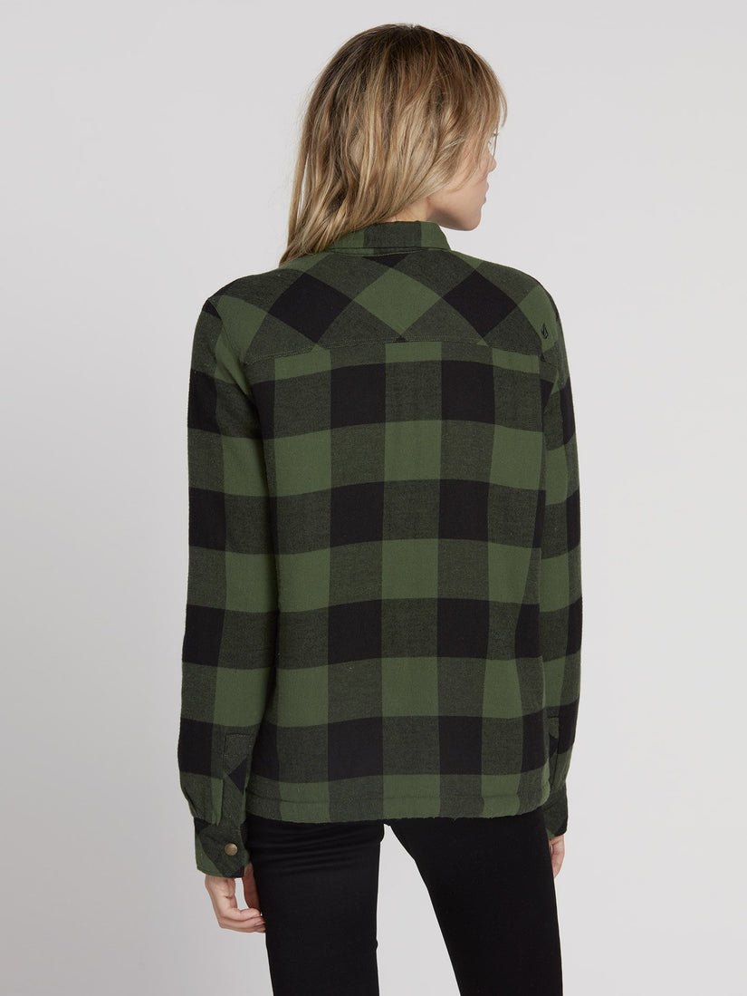 Plaid About You Shirt - Green (B0531812_GRN) [B]