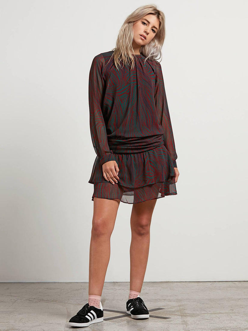 Zebom Dre Dress - Burgundy