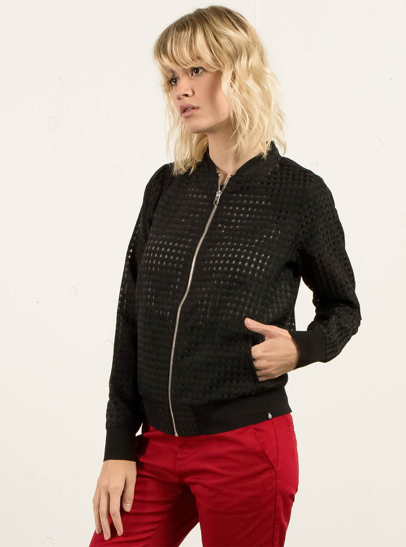 GMJ Sheer Jacket - Black
