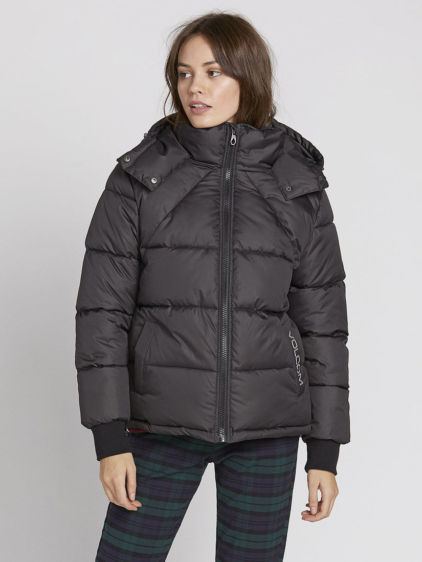 Hip Stone Puffa - Black (B1531962_BLK) [F]