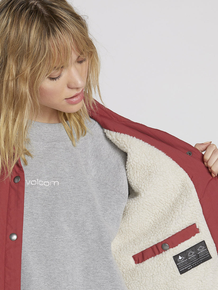 Coach Up Sherpa Jacket - Auburn (B1531964_AUB) [3]