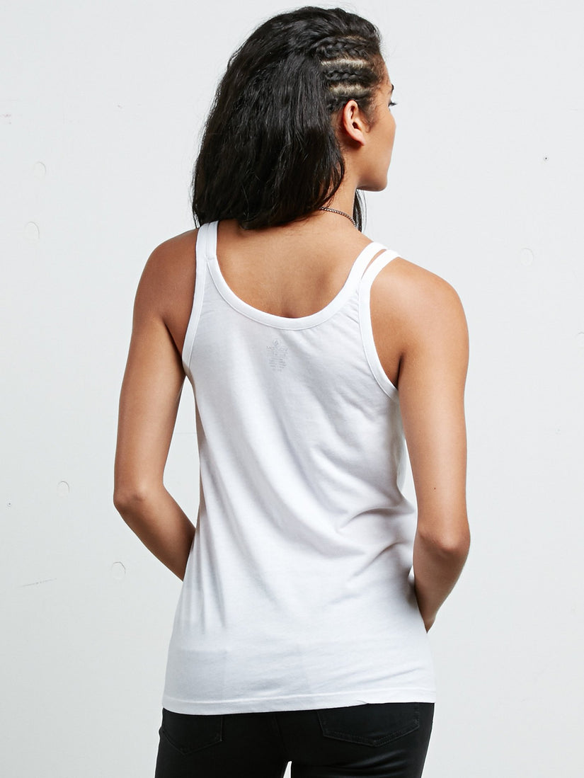 Above All Split Tank - White