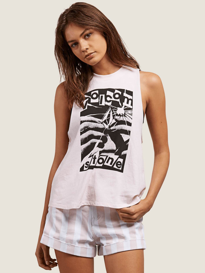 Get High Neck Tank - Light Pink