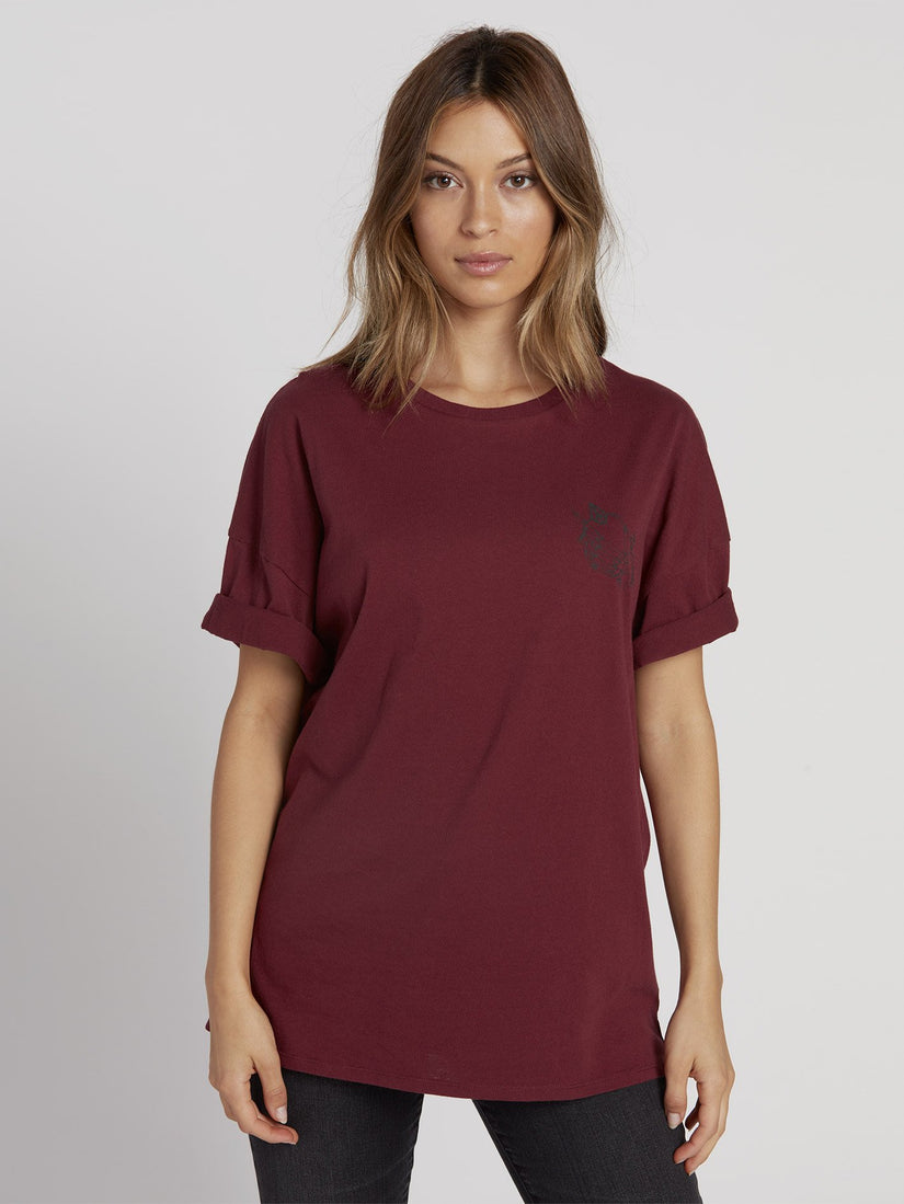 Stone Splif T-shirt - Zinfandel (B3531955_ZIN) [F]