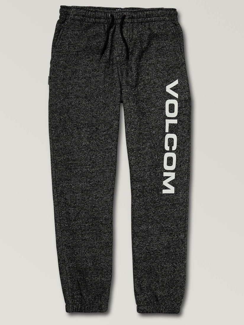 Burbank Fleece Trousers (Kids) - Heather Black (C1211930_HBK) [F]