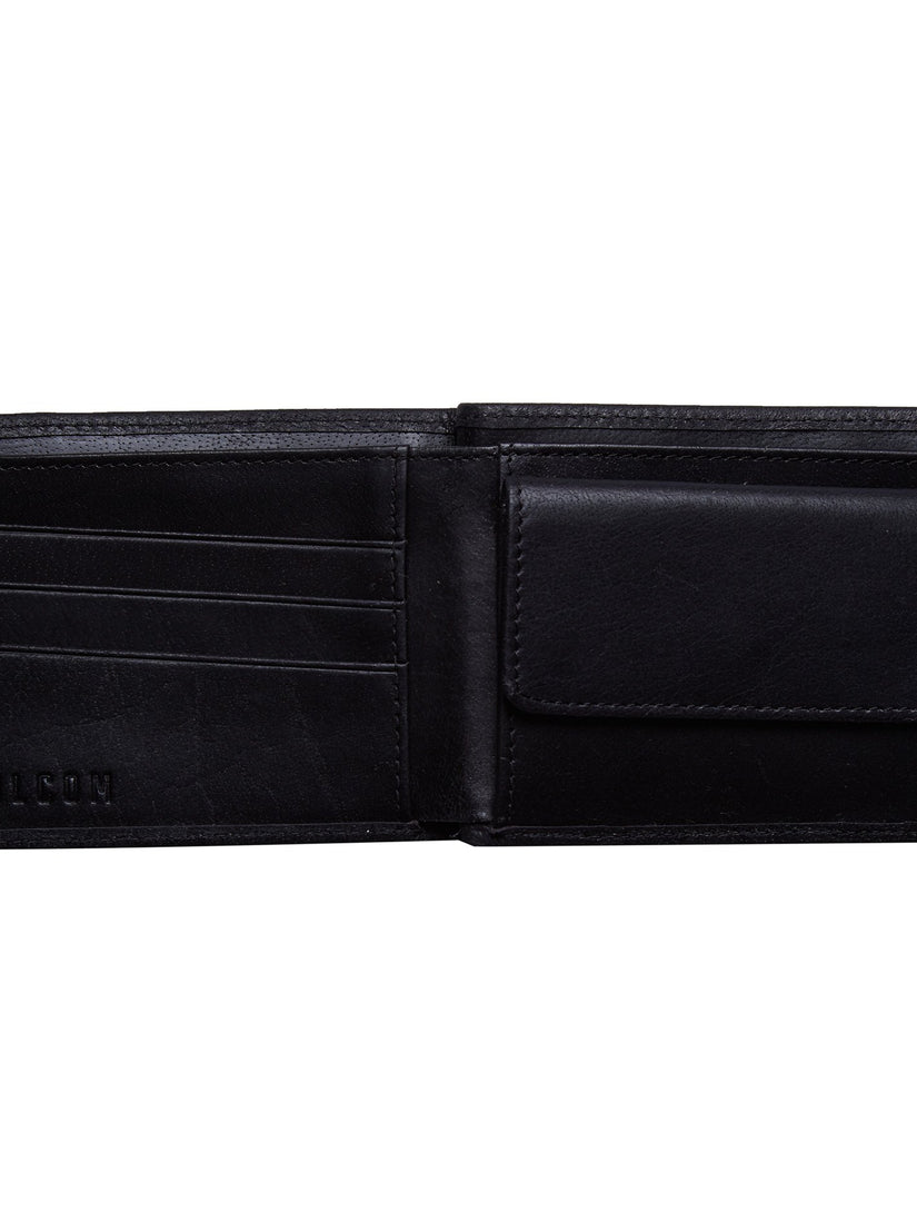 Volcom Leather Wallet - Black