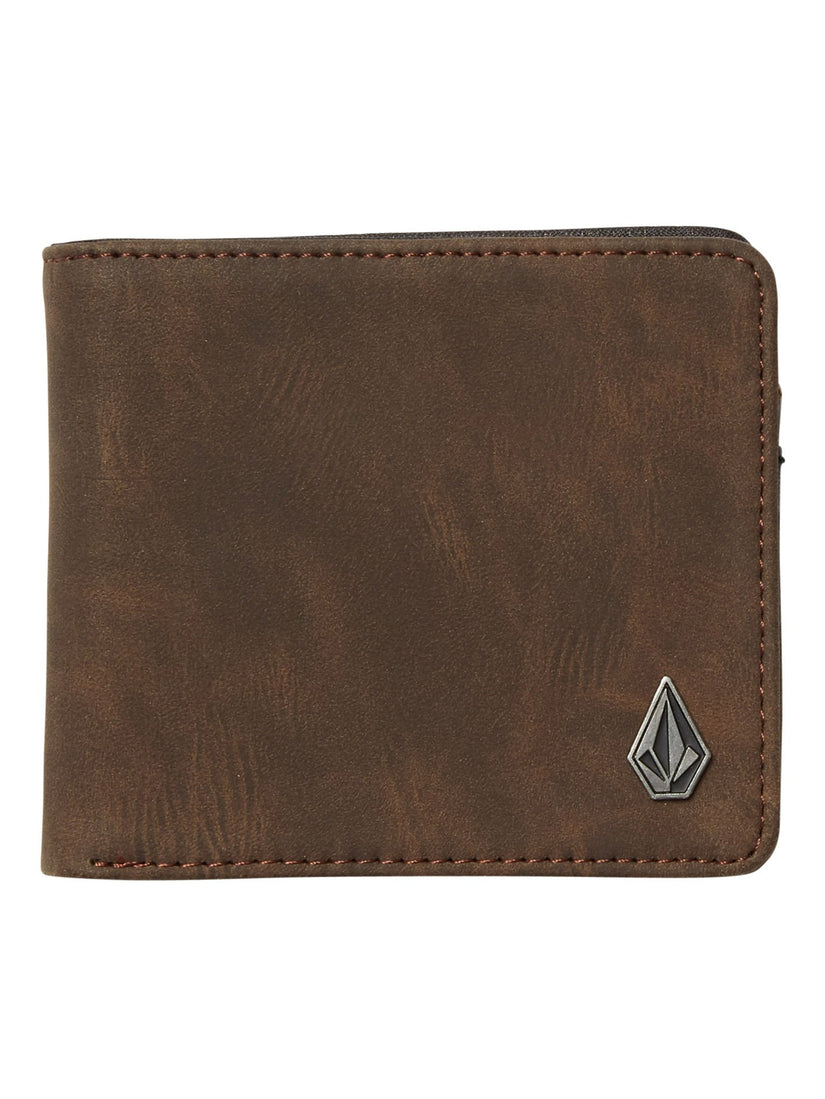 SLIM STONE PU WLT (D6031855_BRN) [F]