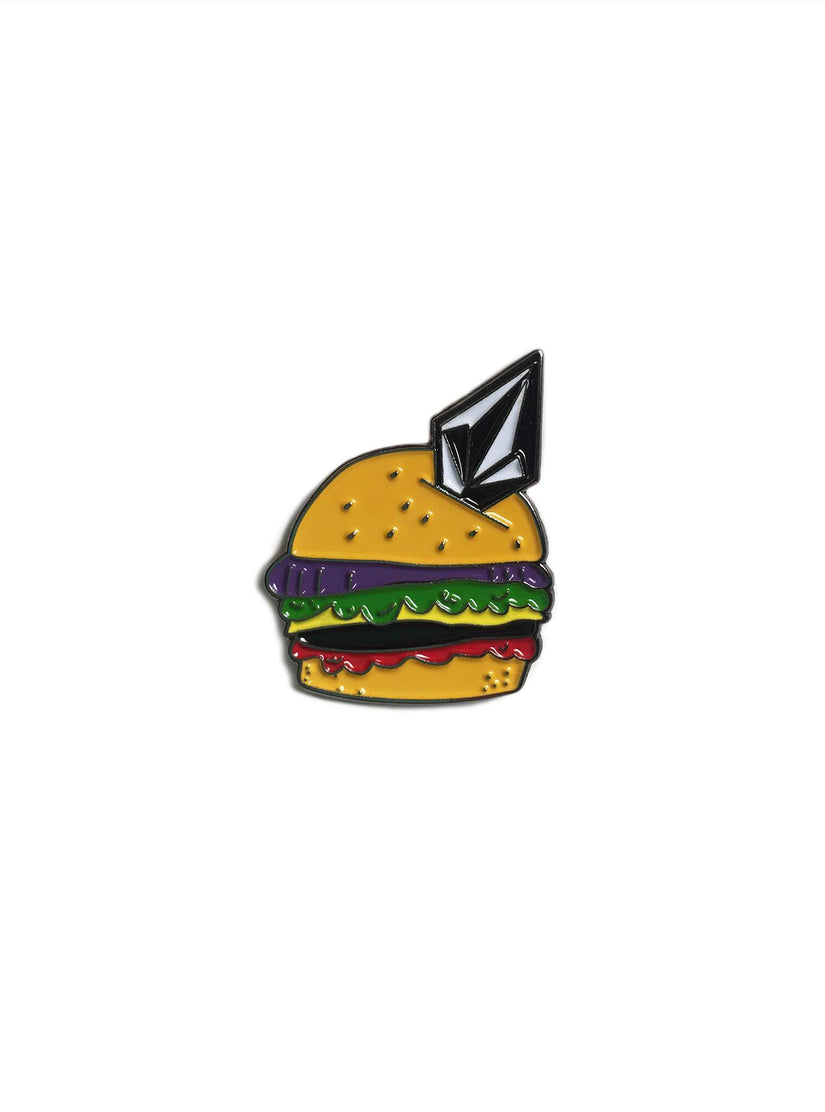 Burger X Volcom Enamel Pin - Multi