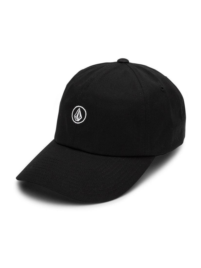 Circle Stone Dad Hat - Black (E5521904_BLK) [F]