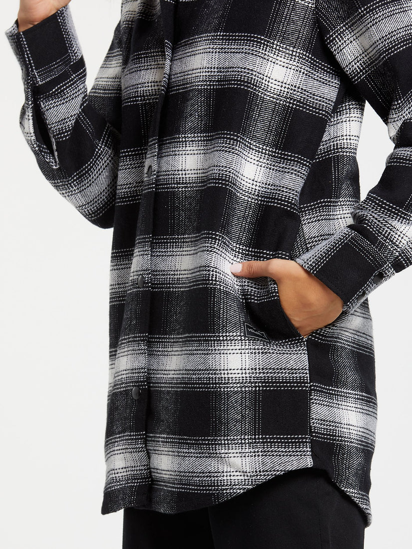 JENNY FLANNEL JACKET (H1552103_BLK) [37]