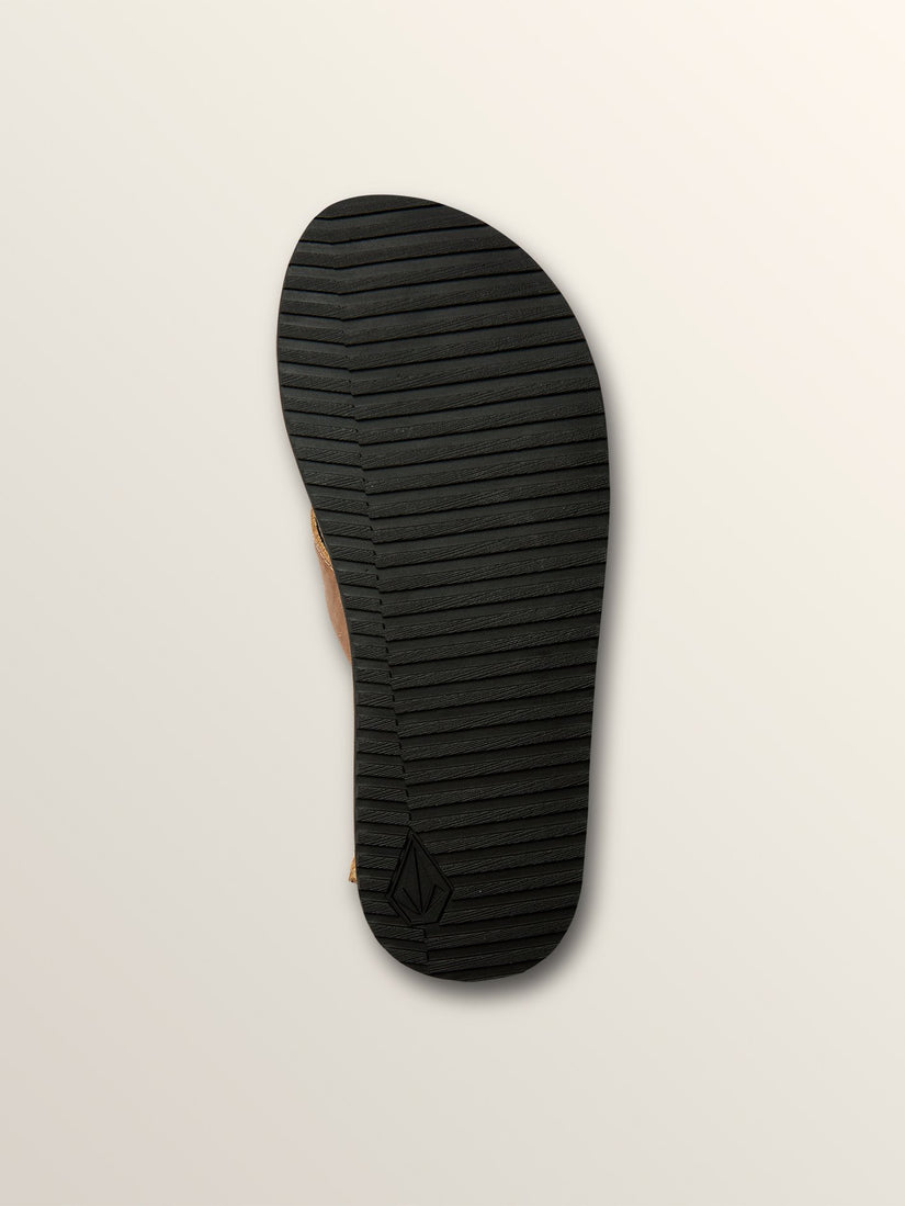 Recliner Leather Sandals - Brown Combo