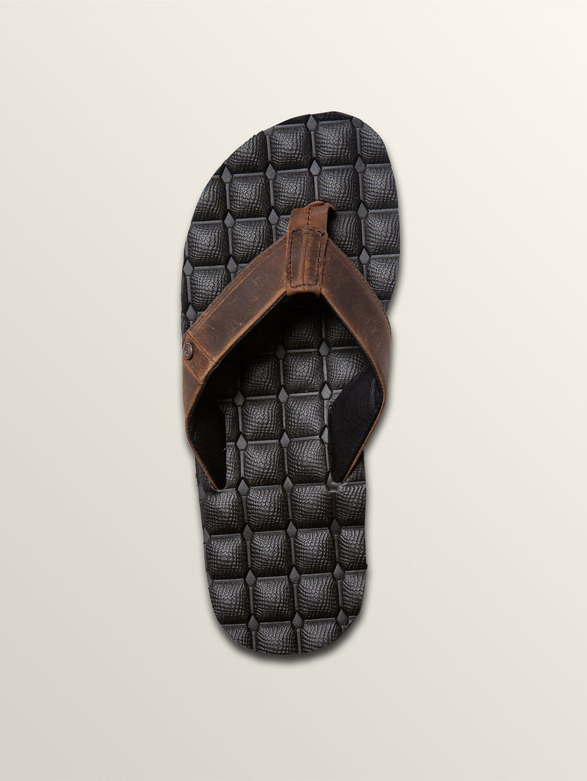 Recliner Leather Sandals - Vintage Brown