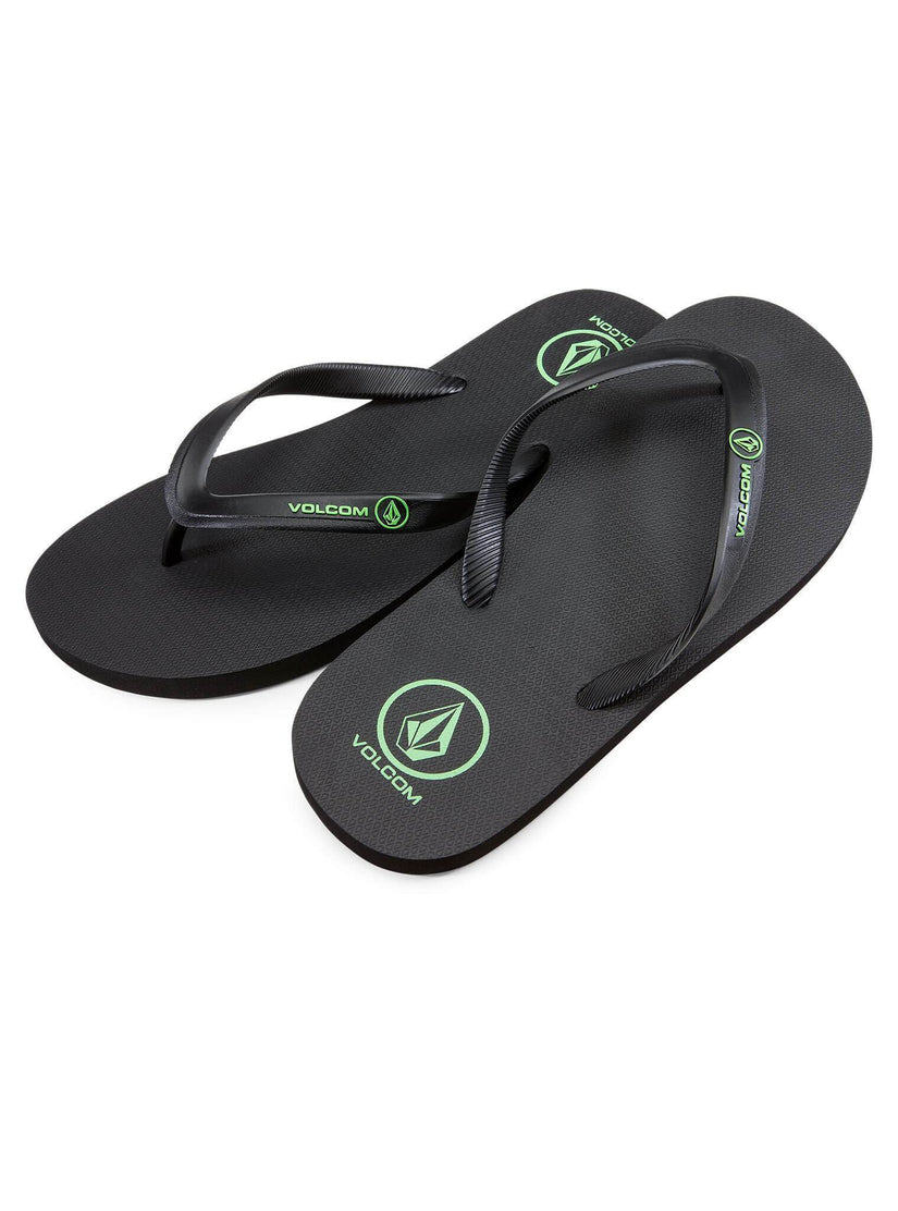 Rocker Solid Sandals - Poison Green
